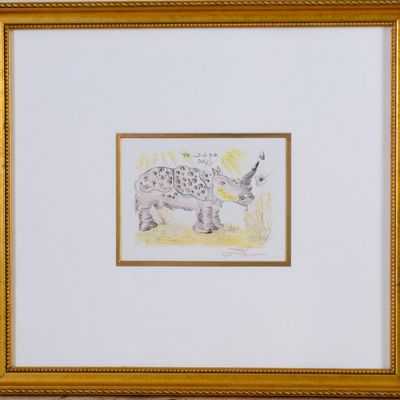 RHINOCEROS, AFTER SALVADOR DALI.