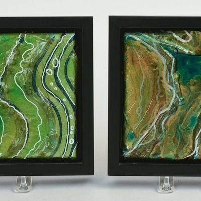 CARLA GOLDBERG. TWO WORKS.