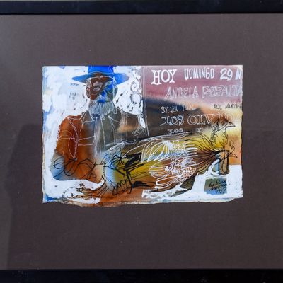 DONALD (DON) STANLEY BLOOM MEXICAN WATERCOLOR.