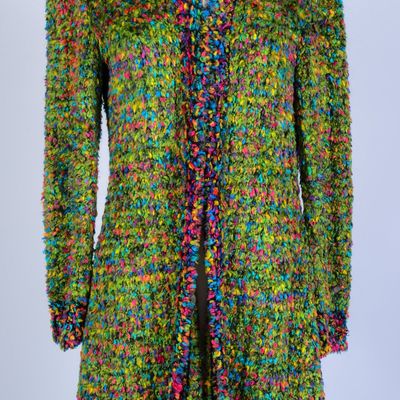CHANEL BOUTIQUE MULTI COLORED JACKET, SIZE 44.