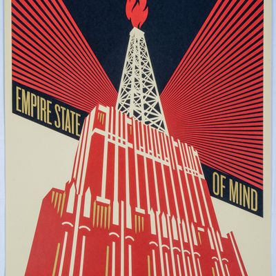 SHEPARD FAIREY (B. 1970). EMPIRE STATE OF MIND.