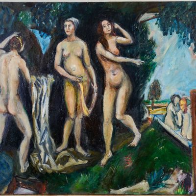 ITAMAR SIANI (B. 1941). NUDES IN THE WOODS.