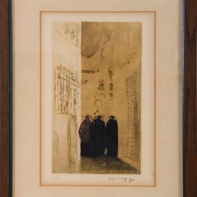 JOSE GARCIA ORTEGA COLOR AQUATINT.