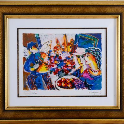 ZAMY STEYNOVITZ. WINGED VIOLINIST, 2005.