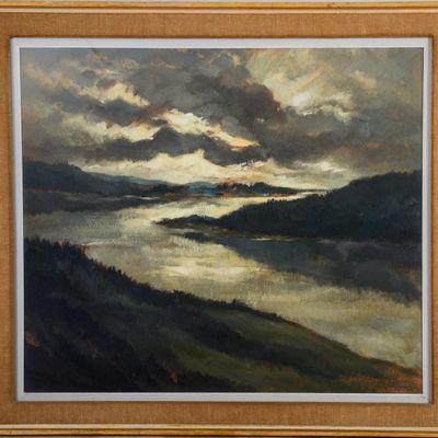 FRED COURTOIS. CUMBERLAND BASIN, BAY OF FUNDY, NOVA SCOTIA.