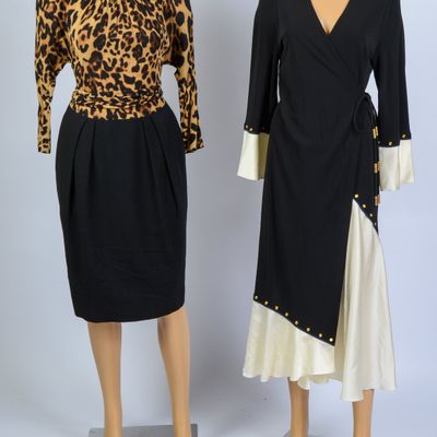 TWO DRESSES: TORY BURCH, S, AND ANTONIO MARRAS, 42.
