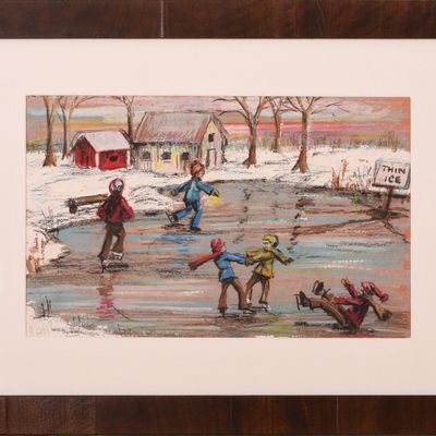 ICE SKATING ON THIN ICE.