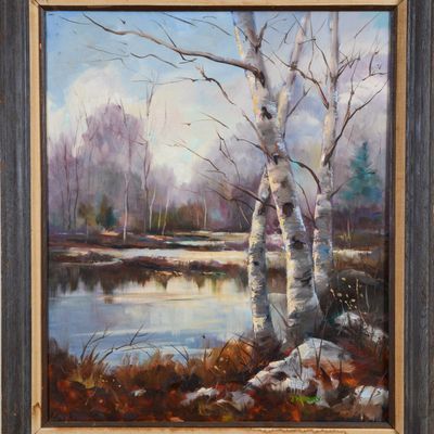 J. KHOURY. BIRCHES.