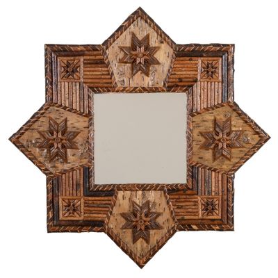 ADIRONDACK STAR FORM MIRROR.