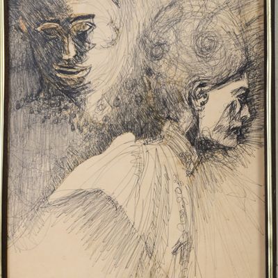 JUDITH WORACEK BARRY MULLEN (B. 1938). TWO FIGURES.