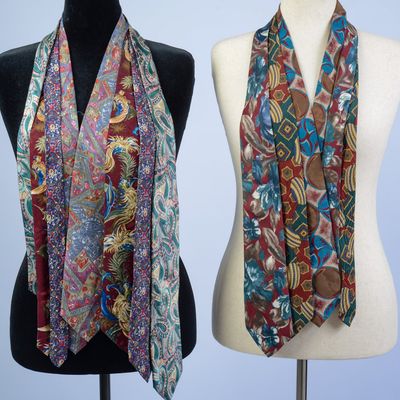 OSCAR DE LA RENTA AND CHRISTIAN DIOR NECKTIES.