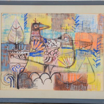 PAUL E. MAXWELL PAINTING.