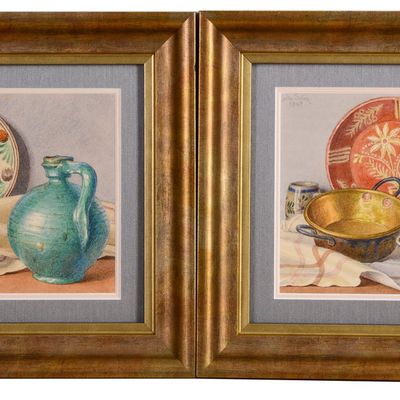 JULIO SILVA (1930 - 2020). TWO STILL LIFES.
