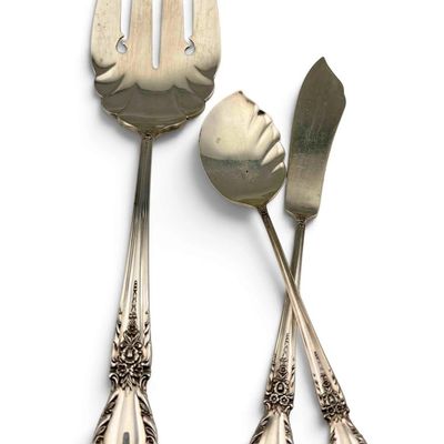 International "Brocade" Sterling Silver Flatware