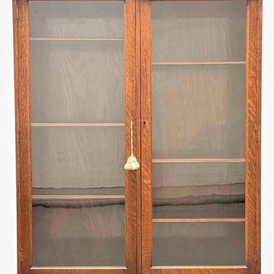 Early 20th Century Oak Library Case