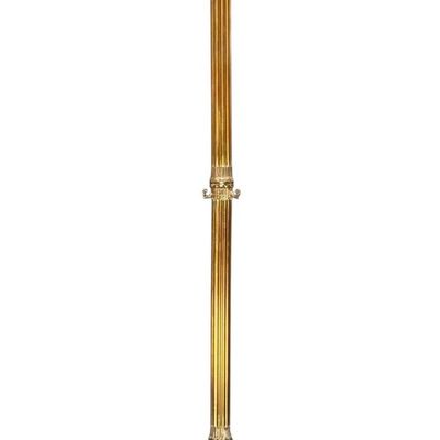 Neoclassical Style Figural Brass Hall Tree