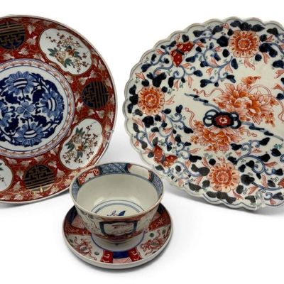 Grouping Of Japanese Imari Porcelain