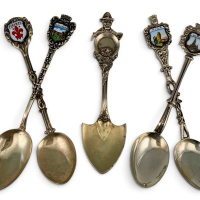 Silver Souvenir Spoons