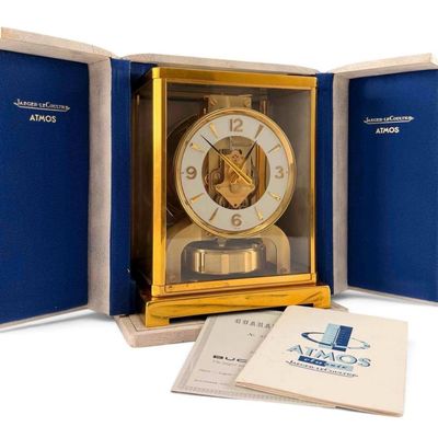 Jaeger Le Coultre Atmos Classic Clock With Case
