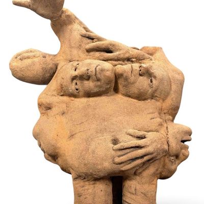 Large Ceramic Abstract Figural Sculpture