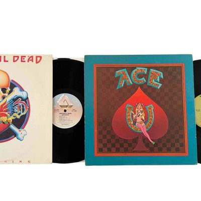 Two Bob Weir Signed LPs, Grateful Dead Reckoning & Ace