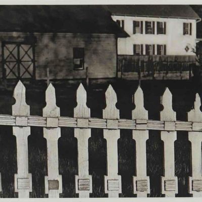 Paul Strand (American, 1890-1976), The White Fence, Paul Strand Archive Photogravure