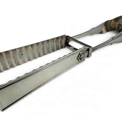 Henin Freres French 950 Silver Asparagus Server