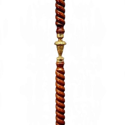 Brass Mounted Hall Tree With Figural Lion Feet