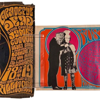 Two 1960s San Francisco Psychedelic Concert Posters, Grateful Dead