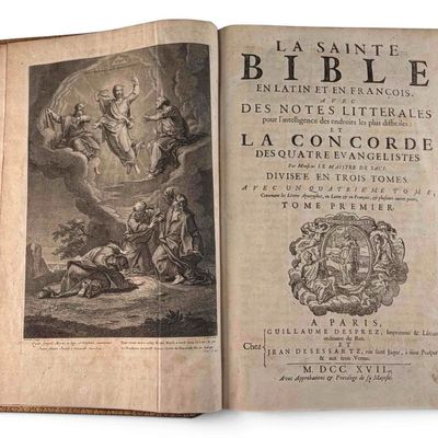 La Sainte Bible, Le Maistre de Sacy, Paris, 1717, Vol. I