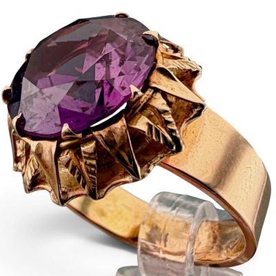 14K Gold Alexandrite Ring