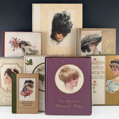 Group of 7 Harrison Fisher Illustrated Books, Early 20th C.