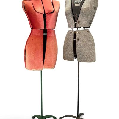 Two Vintage Dress Forms