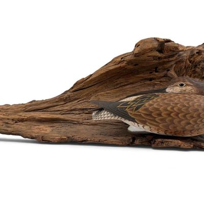 Del Smith (Oregon, 20th C.) Sandpiper Bird Sculpture