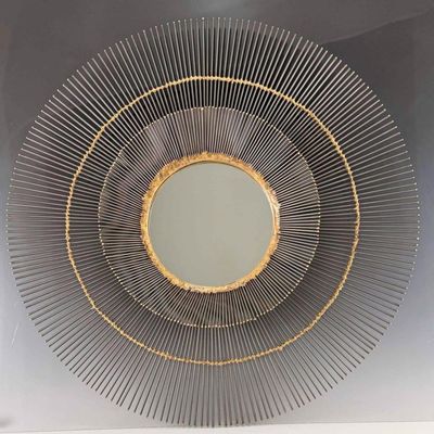 William D. Scott for Global Views Metal Wall Mirror
