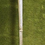 Sale Photo Thumbnail #6: vtg gold washed madonna spoon figural
