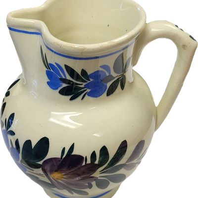 Sale Photo Thumbnail #34: antique apatfalvi Hungarian folk art pitcher