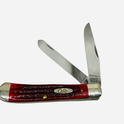 Sale Photo Thumbnail #177: Case XX 6254 SS Red Bone 2-Blade Trapper Knife