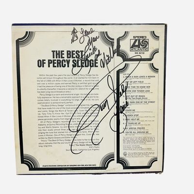 Sale Photo Thumbnail #132: Autographed Percy Sledge Vinyl Record