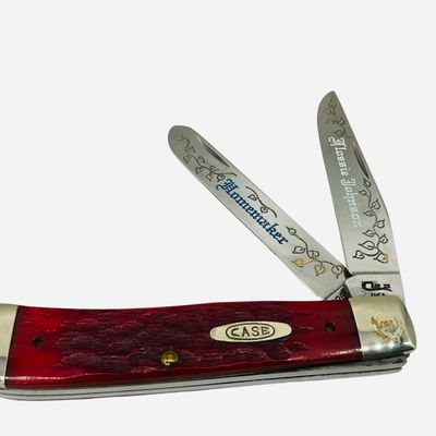 Sale Photo Thumbnail #175: Case XX DR6254 SS 2-Blade Red Bone Knife