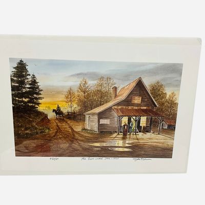 Sale Photo Thumbnail #77: John Kollock Print 451/1000 The Cross Road Store 1935