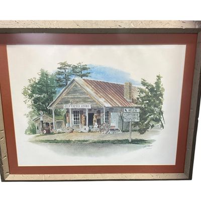 Sale Photo Thumbnail #216: Old Sautee Store White County GA John Glover Signed Print