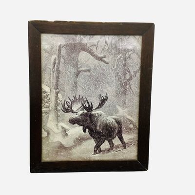 Sale Photo Thumbnail #185: Vintage Peter's Cartridge Moose Print