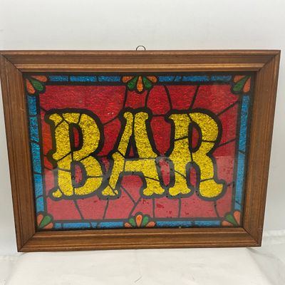Sale Photo Thumbnail #72: Hanging BAR Sign