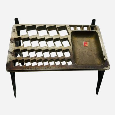 Sale Photo Thumbnail #291: Staats 1890 Money Coin Tray with Stand
