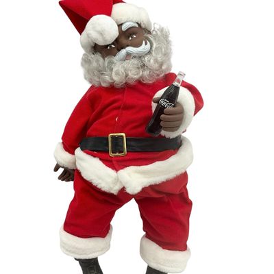 Sale Photo Thumbnail #279: RARE Coca Cola Group II Comm. Black Santa Clause 80’s Promo
