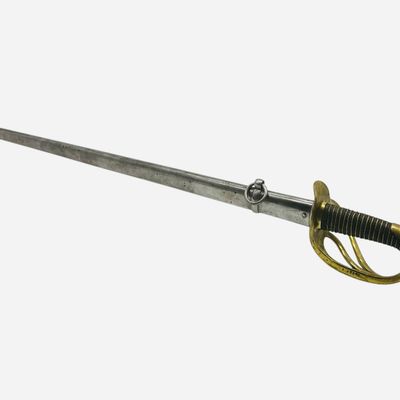 Sale Photo Thumbnail #112: D’ Armes Chatellerault French Military Cavalry Sabre + Matching Scabbard