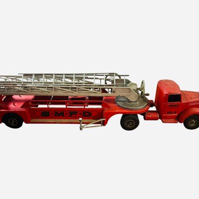 Sale Photo Thumbnail #23: Smith Miller SMFD No.3 Aerial Metal Fire Truck
