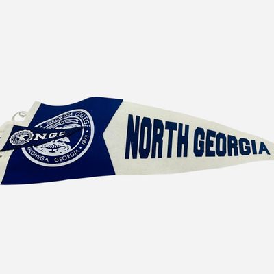 Sale Photo Thumbnail #186: Two North Georgia College Pennants