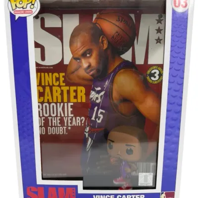 Sale Photo Thumbnail #88: Funko Pop! Magazine Covers Vince Carter #03 vinyl figure featuring his SLAM Magazine cover, in original display box.